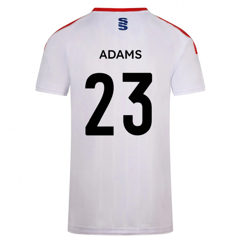 Danxen Heren Ellie Adams #23 Wit Marine Thuisshirt Thuistenue 2025/26 T-Shirt