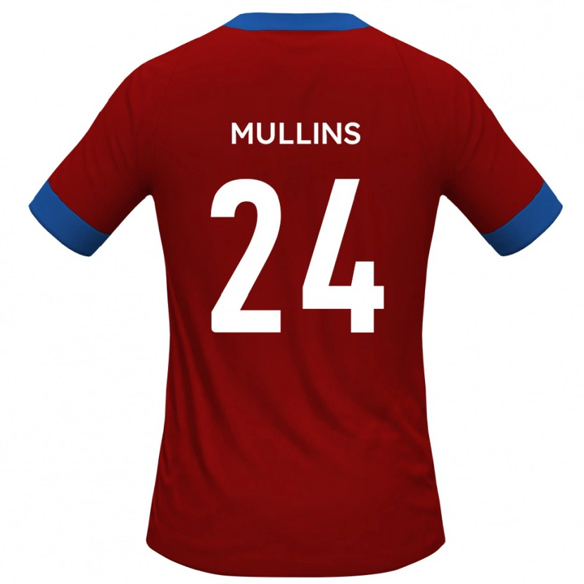 Danxen Heren Maxwell Mullins #24 Rood Blauw Thuisshirt Thuistenue 2025/26 T-Shirt