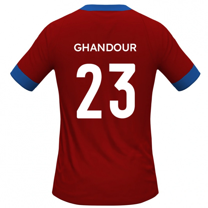 Danxen Heren Hady Ghandour #23 Rood Blauw Thuisshirt Thuistenue 2025/26 T-Shirt