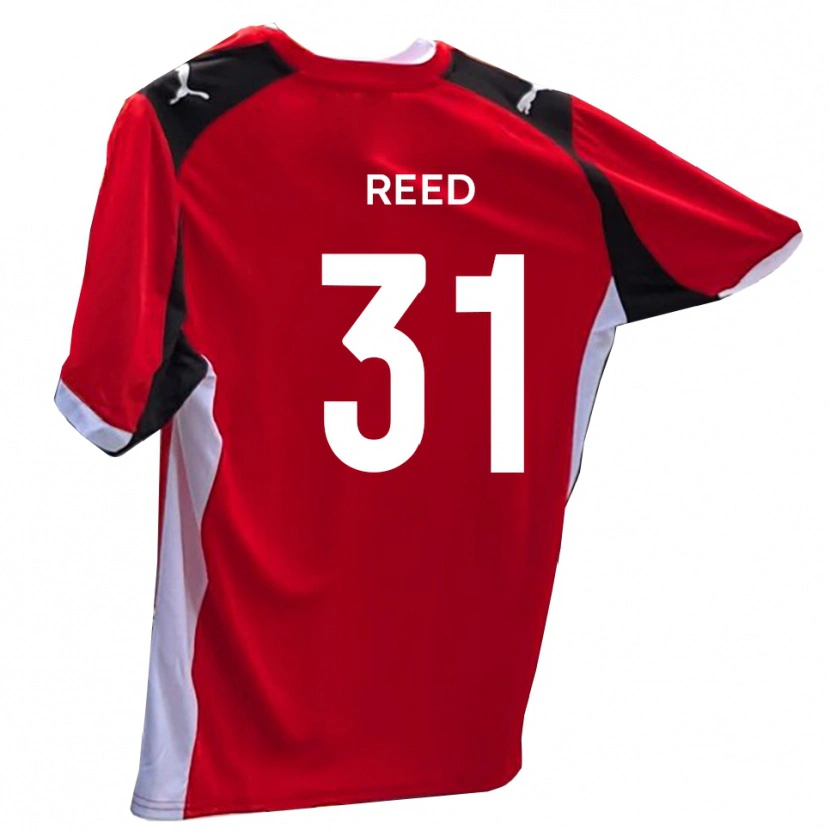 Danxen Heren Sam Reed #31 Rood Wit Thuisshirt Thuistenue 2025/26 T-Shirt
