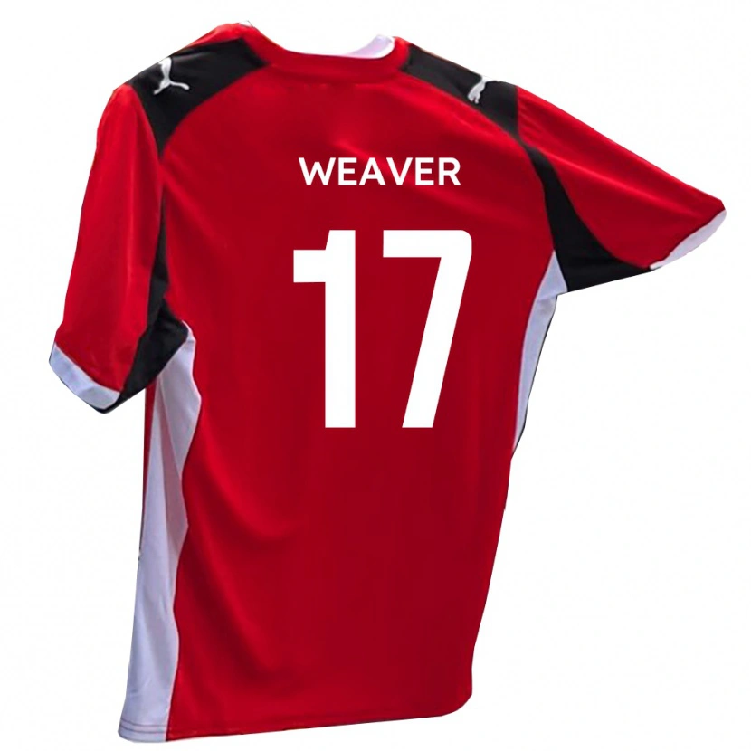 Danxen Heren Lucas Weaver #17 Rood Wit Thuisshirt Thuistenue 2025/26 T-Shirt