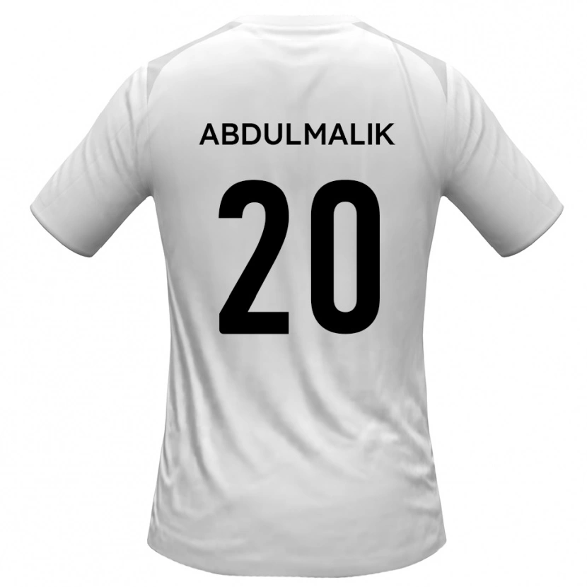 Danxen Heren Abdul Abdulmalik #20 Wit Grijs Thuisshirt Thuistenue 2025/26 T-Shirt