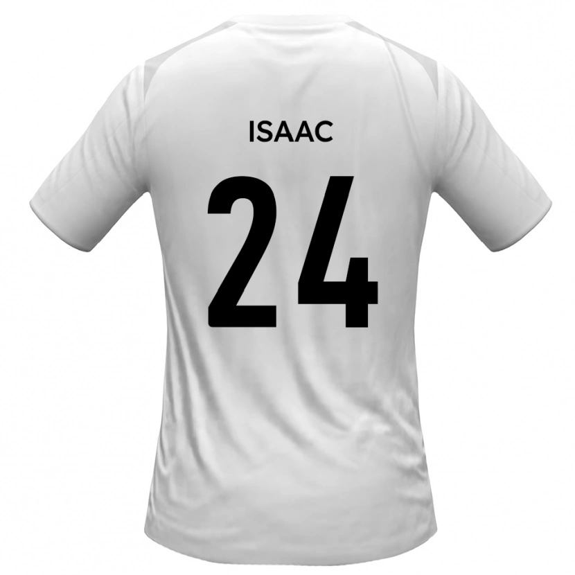 Danxen Heren Daniel Isaac #24 Wit Grijs Thuisshirt Thuistenue 2025/26 T-Shirt