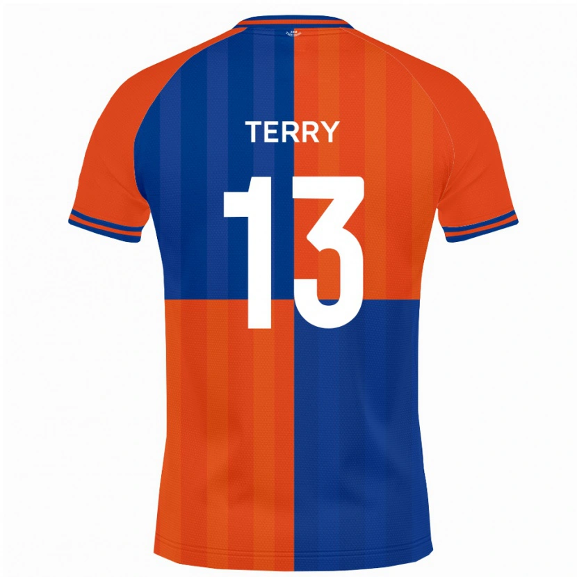 Danxen Heren Mason Terry #13 Oranje Koningsblauw Thuisshirt Thuistenue 2025/26 T-Shirt