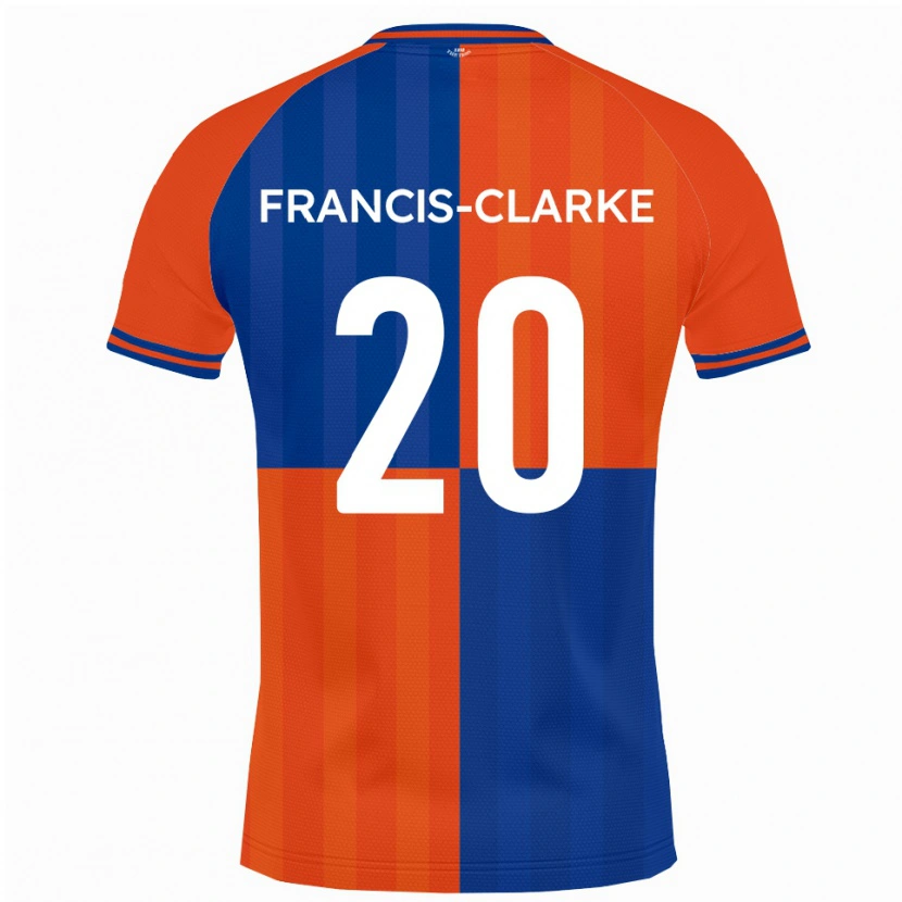 Danxen Heren Aidan Francis-Clarke #20 Oranje Koningsblauw Thuisshirt Thuistenue 2025/26 T-Shirt