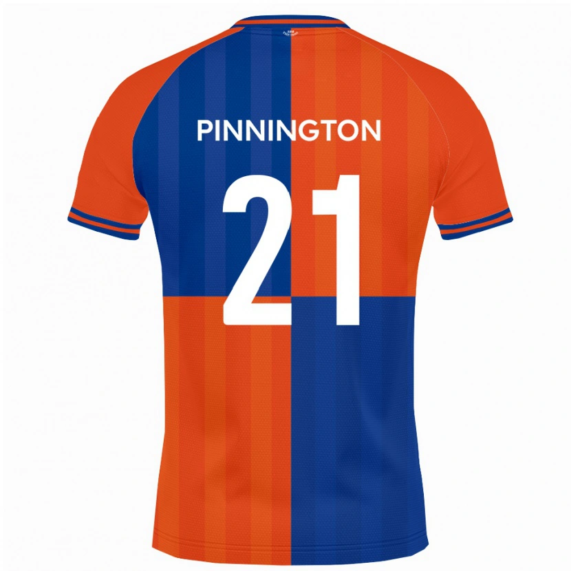Danxen Heren Jacob Pinnington #21 Oranje Koningsblauw Thuisshirt Thuistenue 2025/26 T-Shirt
