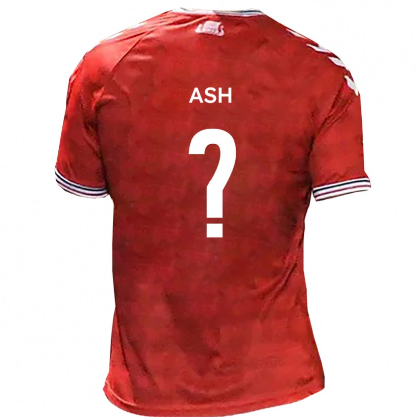 Danxen Heren Milly Ash #0 Rood Wit Thuisshirt Thuistenue 2025/26 T-Shirt