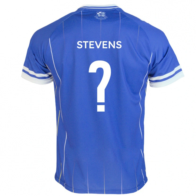 Danxen Heren James Stevens #0 Koningsblauw Thuisshirt Thuistenue 2025/26 T-Shirt