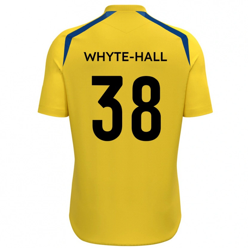 Danxen Heren Szhem Whyte-Hall #38 Geel Blauw Thuisshirt Thuistenue 2025/26 T-Shirt