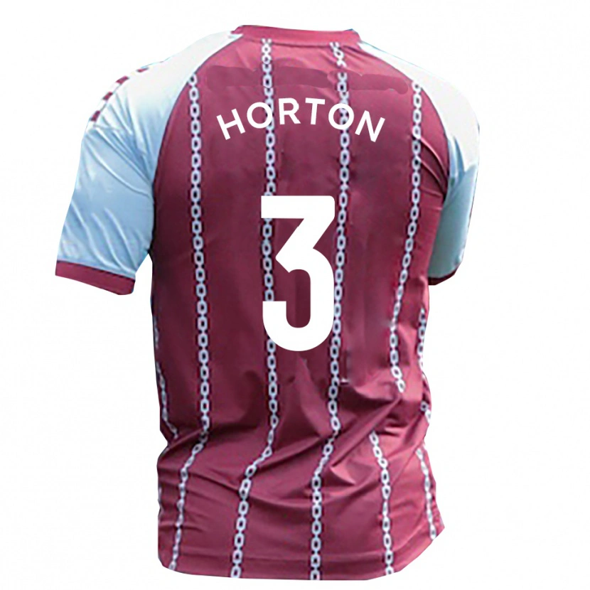 Danxen Heren Branden Horton #3 Hemelsblauw Roest Rood Thuisshirt Thuistenue 2025/26 T-Shirt