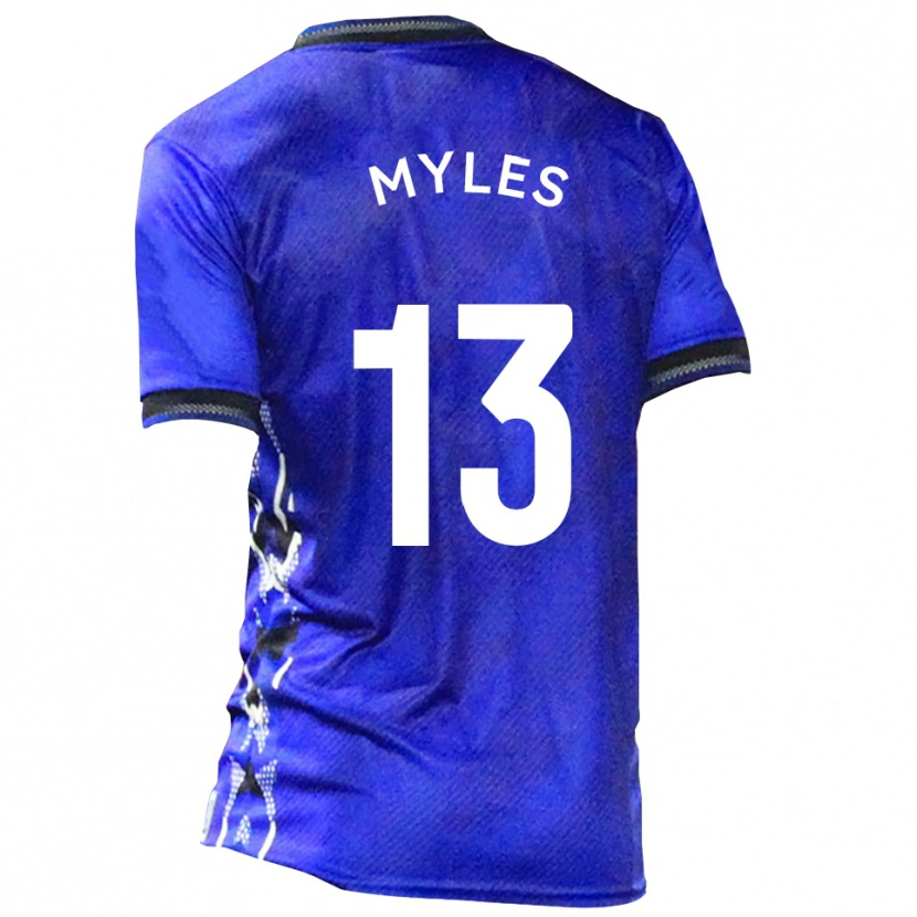 Danxen Heren Tom Myles #13 Blauw Wit Thuisshirt Thuistenue 2025/26 T-Shirt