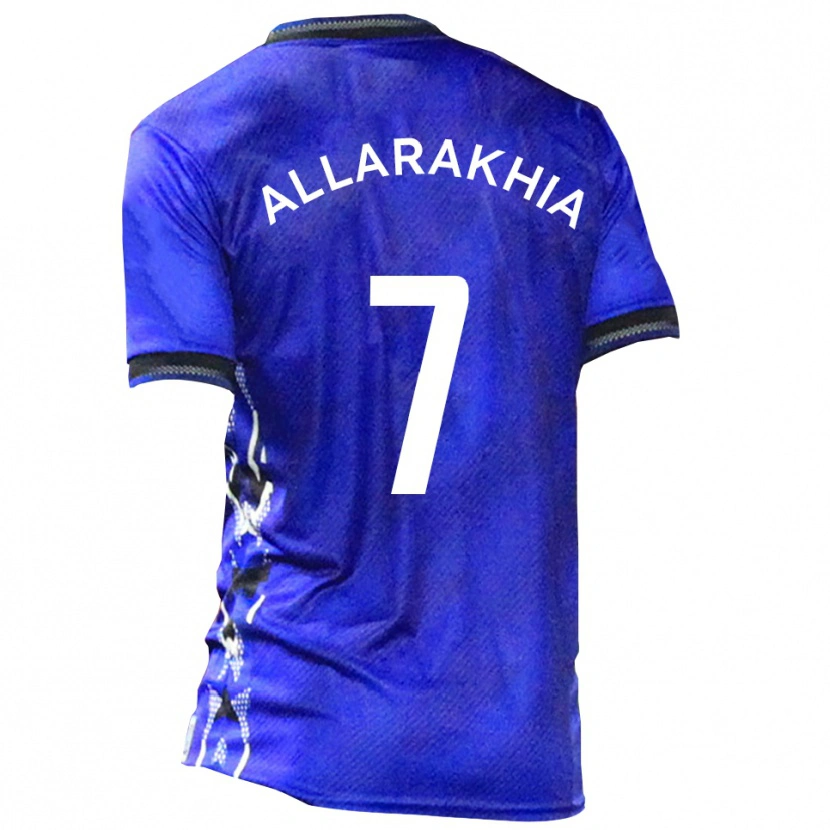 Danxen Heren Tarryn Allarakhia #7 Blauw Wit Thuisshirt Thuistenue 2025/26 T-Shirt