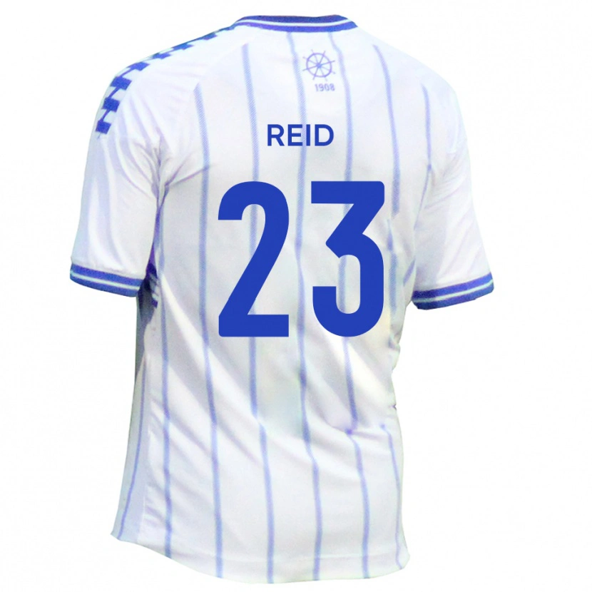 Danxen Heren Alex Reid #23 Wit Blauw Thuisshirt Thuistenue 2025/26 T-Shirt
