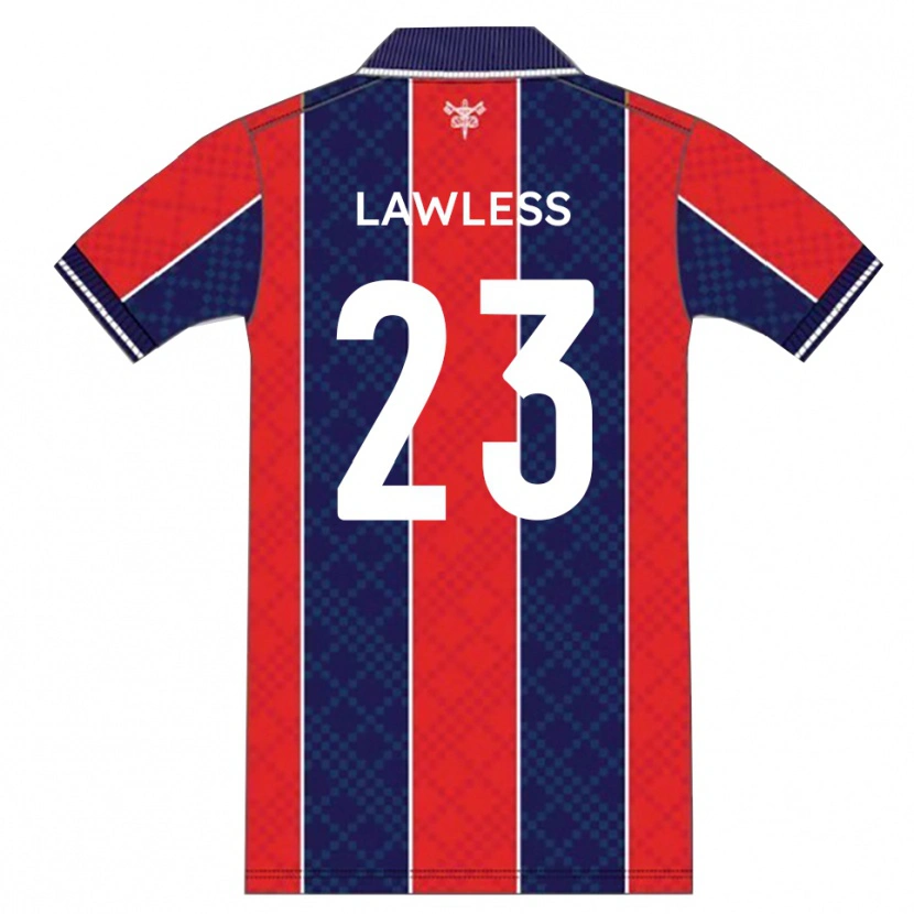 Danxen Heren Conor Lawless #23 Rood Marine Thuisshirt Thuistenue 2025/26 T-Shirt