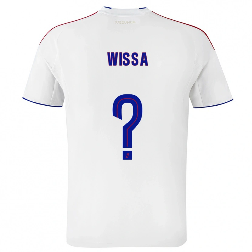 Danxen Heren Eli Wissa #0 Wit Rood Thuisshirt Thuistenue 2025/26 T-Shirt