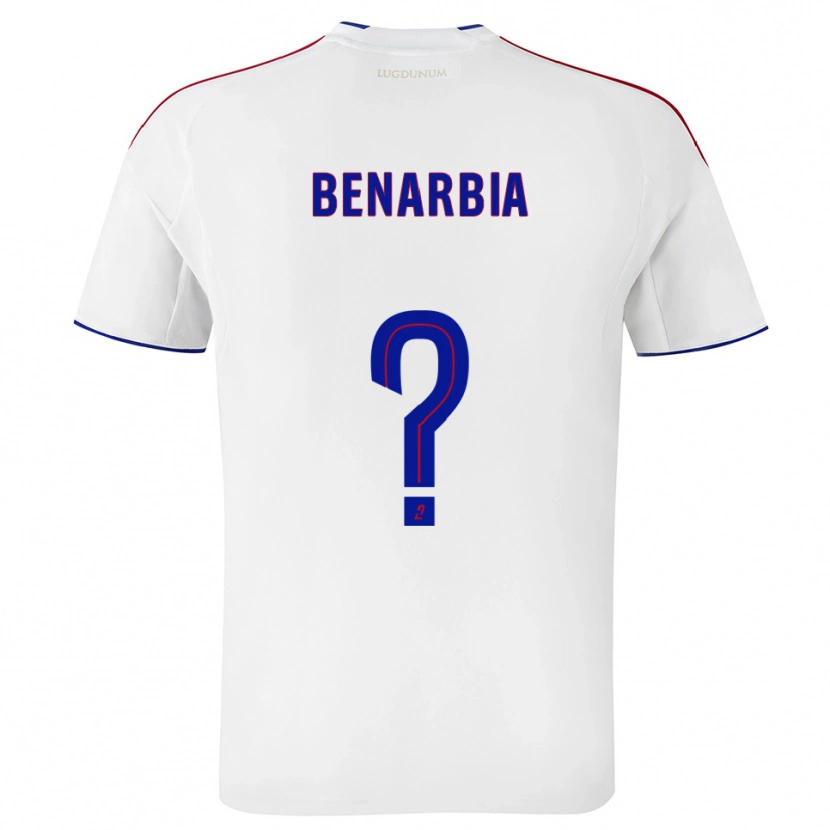Danxen Heren Fares Benarbia #0 Wit Rood Thuisshirt Thuistenue 2025/26 T-Shirt