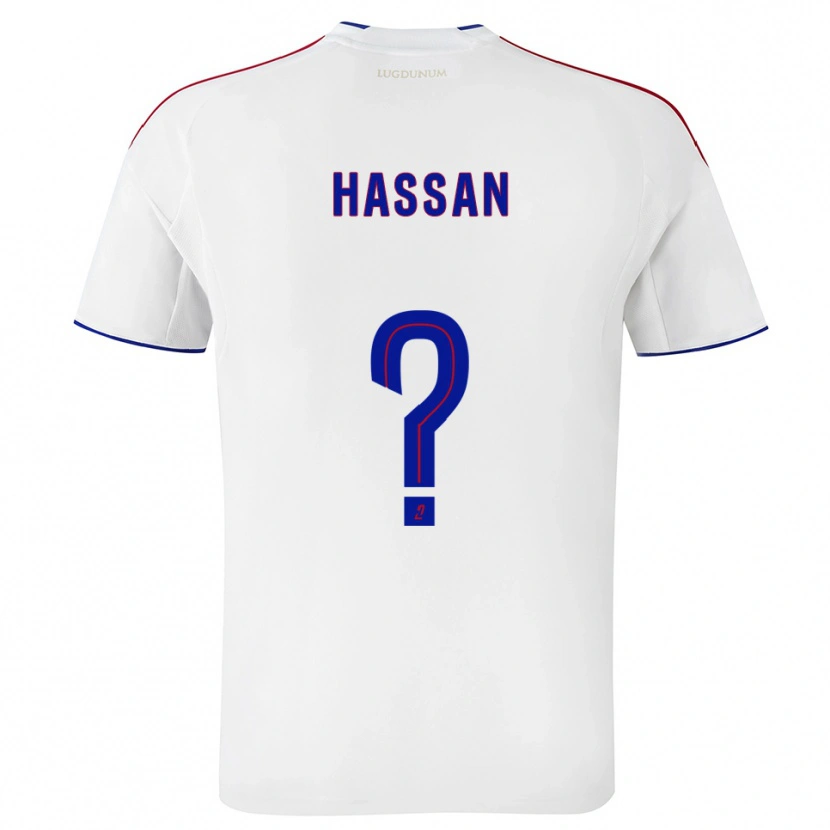 Danxen Heren Ali Hassan #0 Wit Rood Thuisshirt Thuistenue 2025/26 T-Shirt