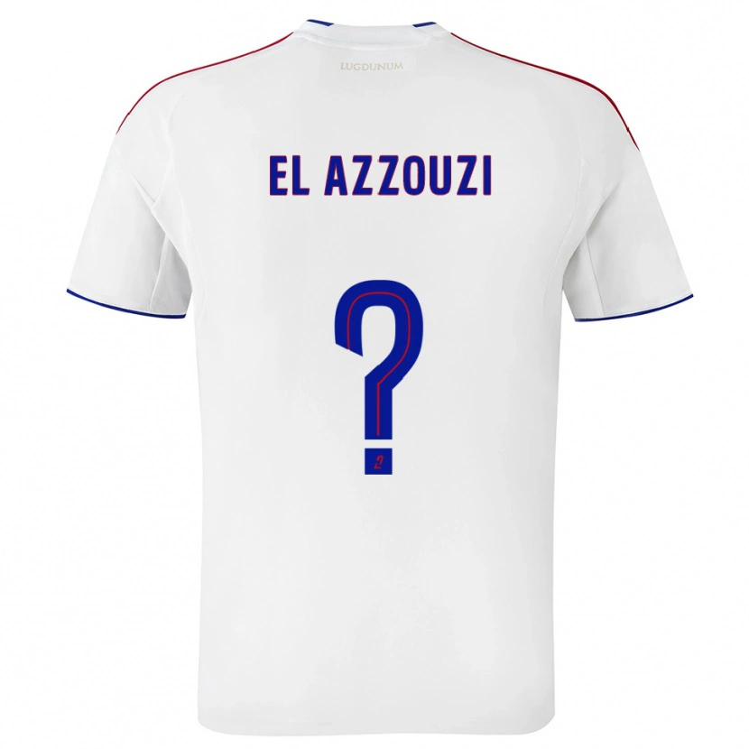 Danxen Heren Nourdine El Azzouzi #0 Wit Rood Thuisshirt Thuistenue 2025/26 T-Shirt