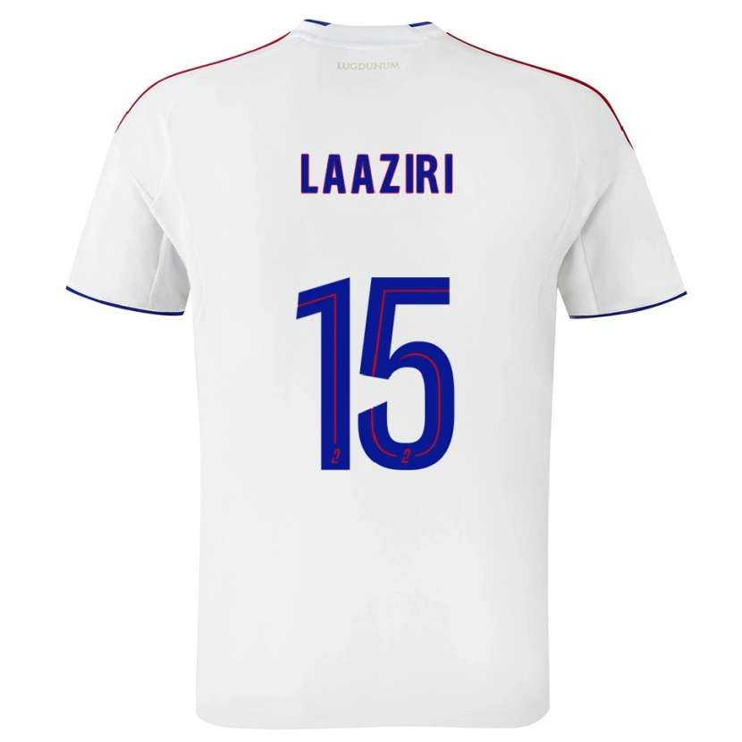 Danxen Heren Achraf Laâziri #15 Wit Rood Thuisshirt Thuistenue 2025/26 T-Shirt