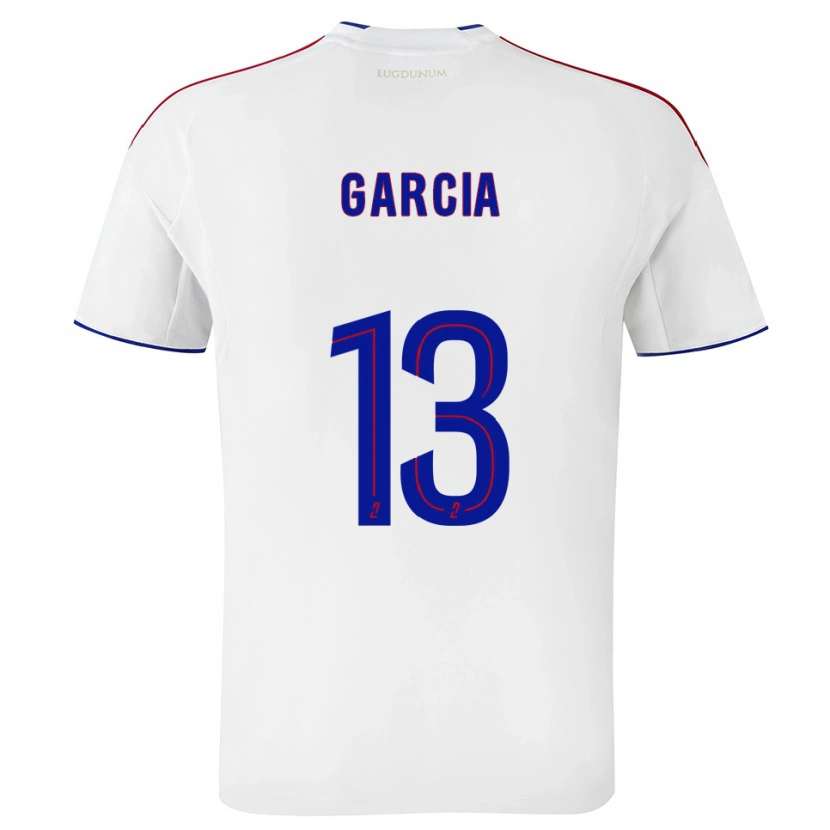 Danxen Heren Angel Garcia #13 Wit Rood Thuisshirt Thuistenue 2025/26 T-Shirt