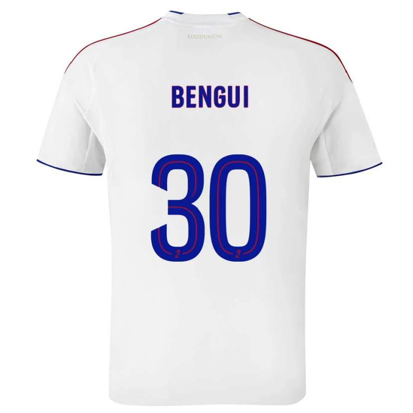 Danxen Heren Justin Bengui Joao #30 Wit Rood Thuisshirt Thuistenue 2025/26 T-Shirt