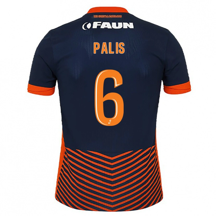Danxen Heren Ella Palis #6 Middernachtblauw Oranje Thuisshirt Thuistenue 2025/26 T-Shirt