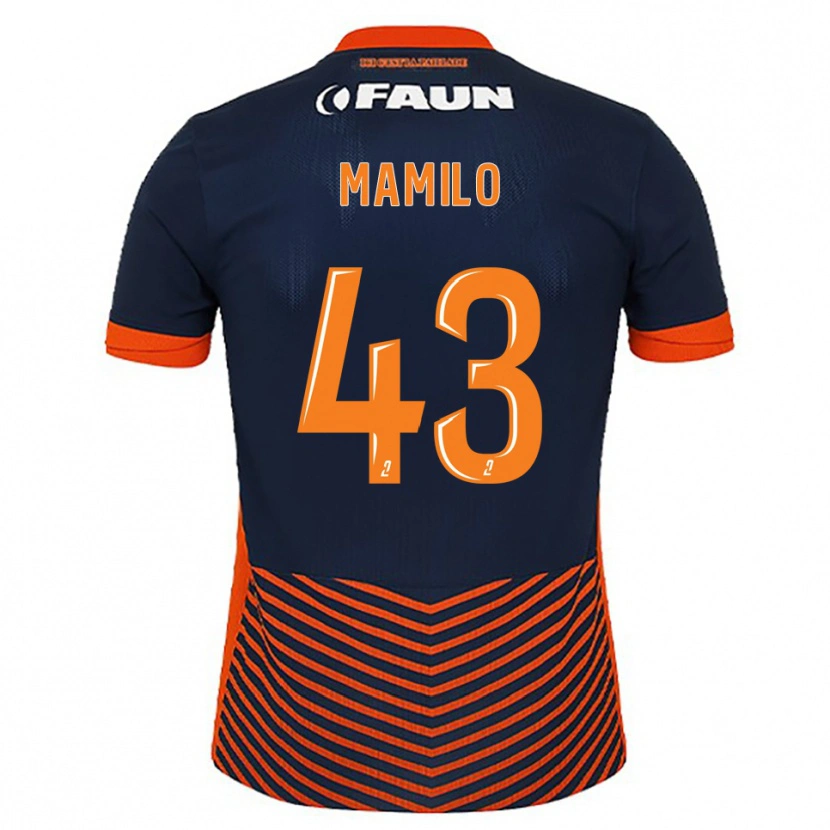 Danxen Heren Craig Mamilo #43 Middernachtblauw Oranje Thuisshirt Thuistenue 2025/26 T-Shirt