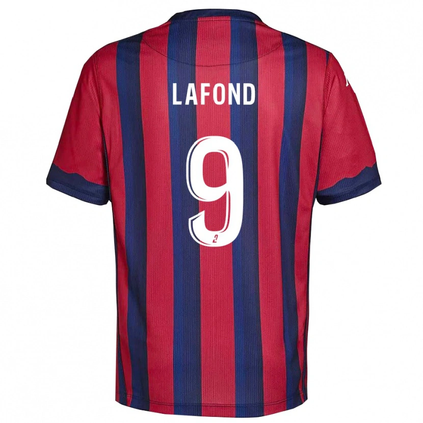 Danxen Heren Mégane Lafond #9 Bourgondisch Marine Thuisshirt Thuistenue 2025/26 T-Shirt
