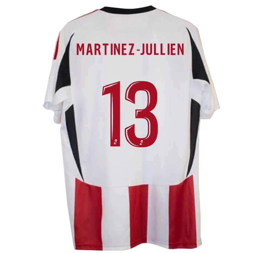 Danxen Heren Owen Martinez-Jullien #13 Rood Blauw Thuisshirt Thuistenue 2025/26 T-Shirt