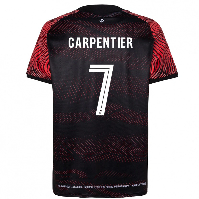 Danxen Heren Quentin Carpentier #7 Wit Rood Thuisshirt Thuistenue 2025/26 T-Shirt