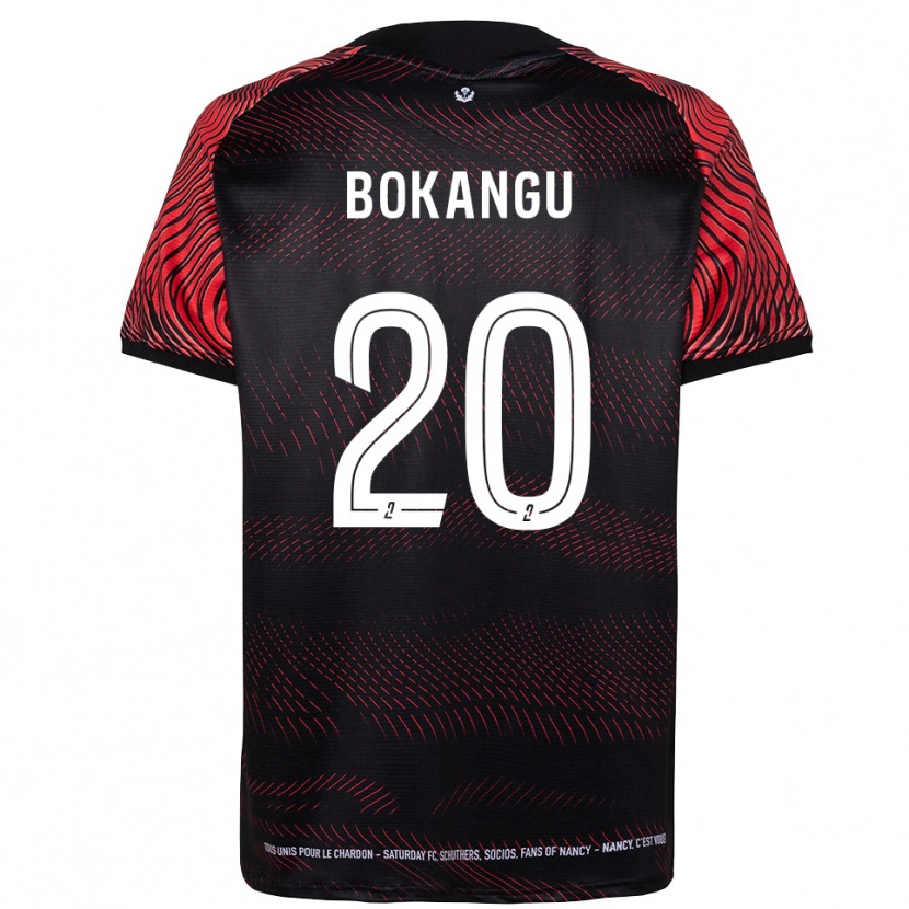 Danxen Heren Brandon Bokangu #20 Wit Rood Thuisshirt Thuistenue 2025/26 T-Shirt