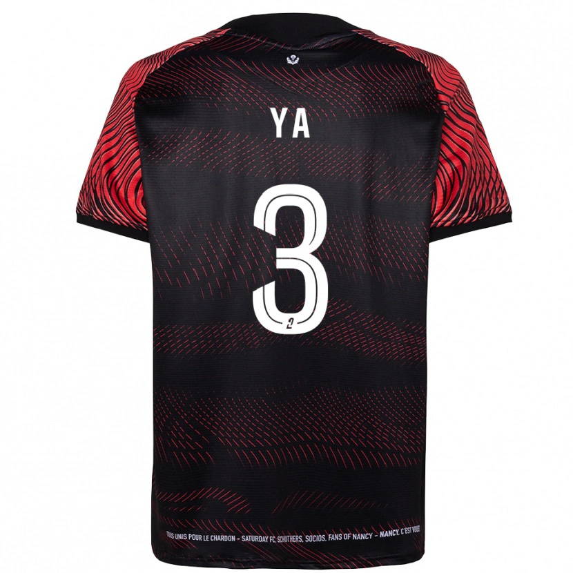 Danxen Heren Noah Ya #3 Wit Rood Thuisshirt Thuistenue 2025/26 T-Shirt