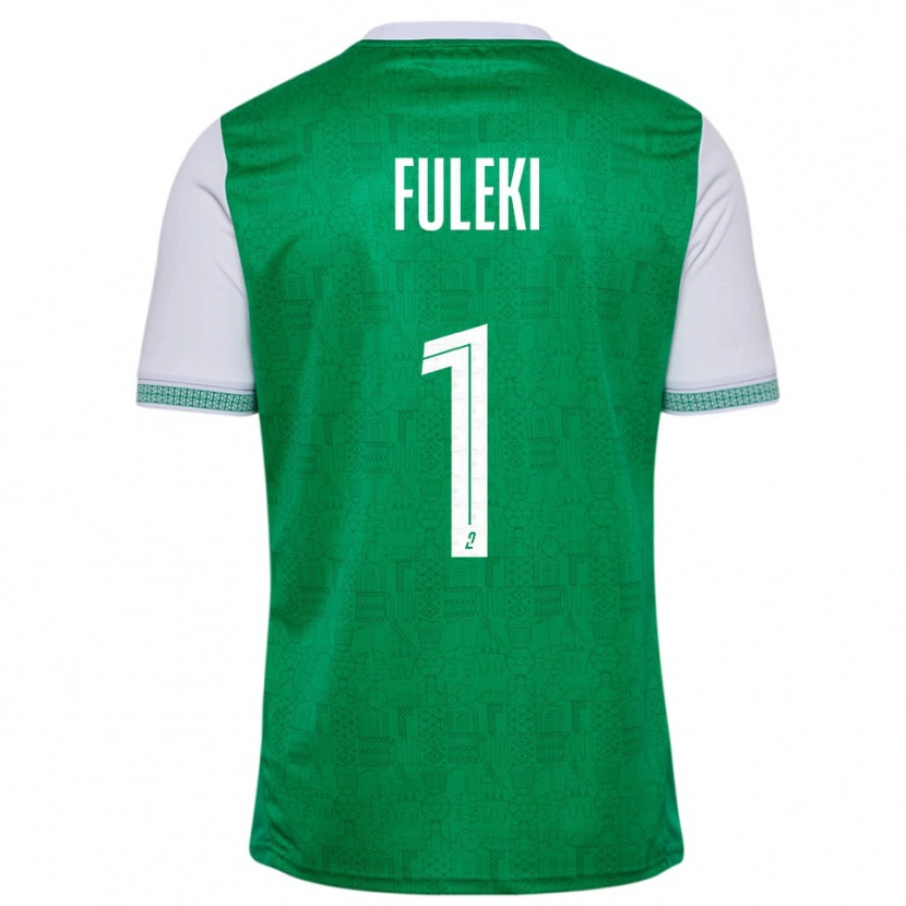 Danxen Heren Rafael Fuleki #1 Groen Wit Thuisshirt Thuistenue 2025/26 T-Shirt