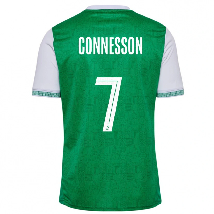 Danxen Heren Adèle Connesson #7 Groen Wit Thuisshirt Thuistenue 2025/26 T-Shirt