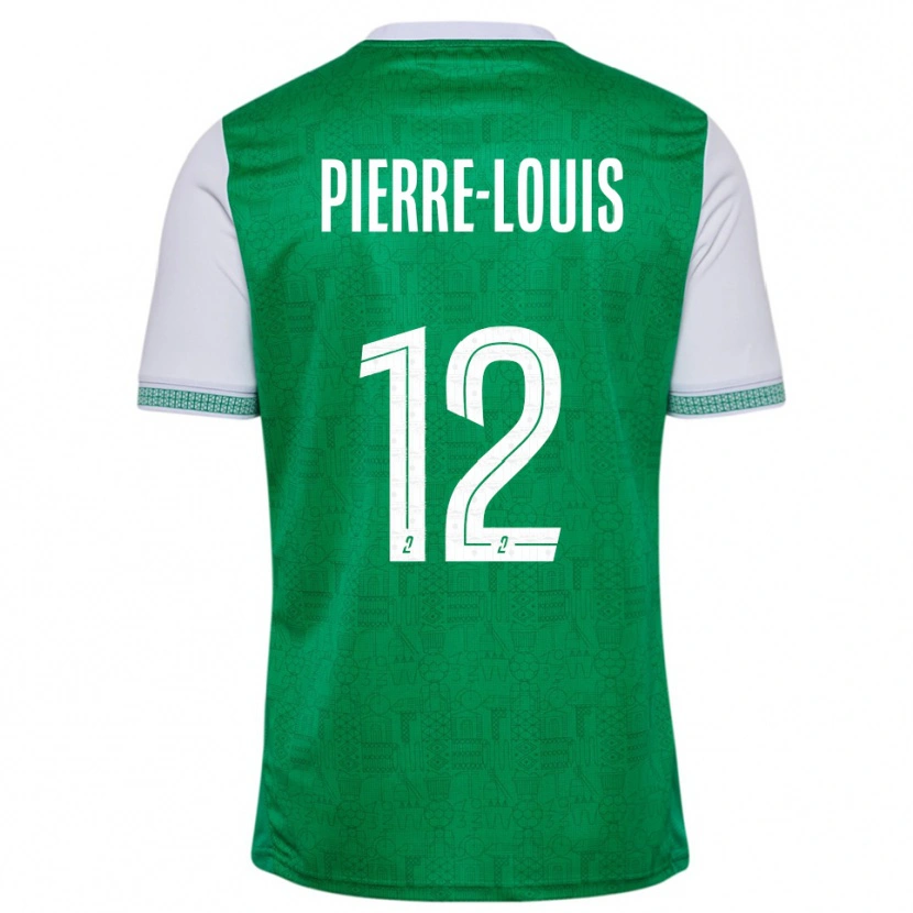 Danxen Heren Amandine Pierre-Louis #12 Groen Wit Thuisshirt Thuistenue 2025/26 T-Shirt