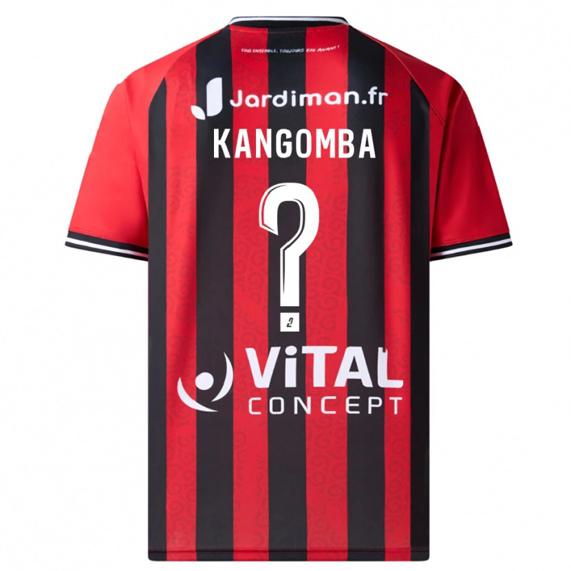 Danxen Heren Kayne Kangomba #0 Rood Zwart Thuisshirt Thuistenue 2025/26 T-Shirt