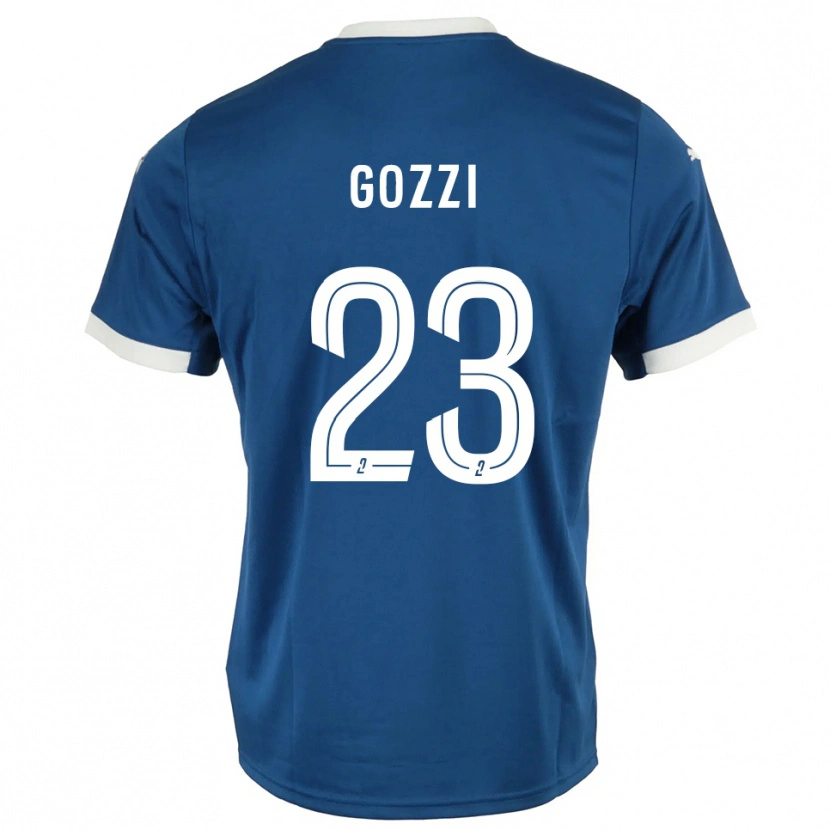 Danxen Heren Paolo Gozzi #23 Blauw Wit Thuisshirt Thuistenue 2025/26 T-Shirt