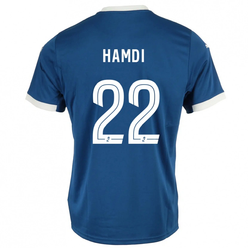 Danxen Heren Mathis Hamdi #22 Blauw Wit Thuisshirt Thuistenue 2025/26 T-Shirt