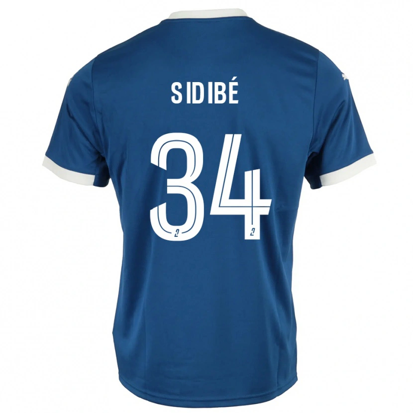 Danxen Heren Aly Sidibé #34 Blauw Wit Thuisshirt Thuistenue 2025/26 T-Shirt