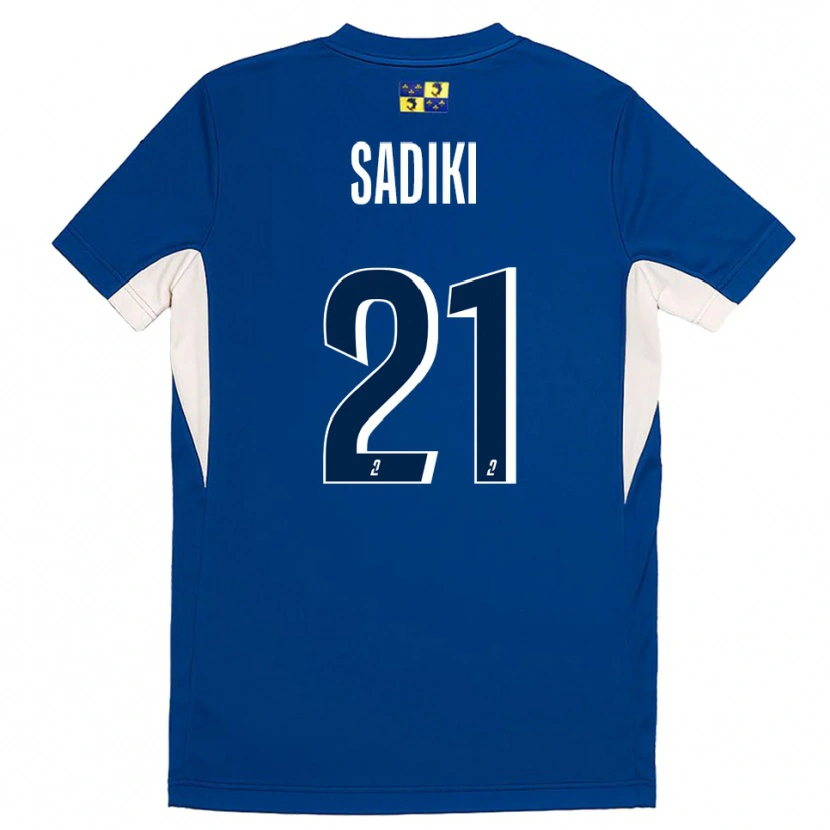 Danxen Heren Nehla Sadiki #21 Blauw Marine Thuisshirt Thuistenue 2025/26 T-Shirt
