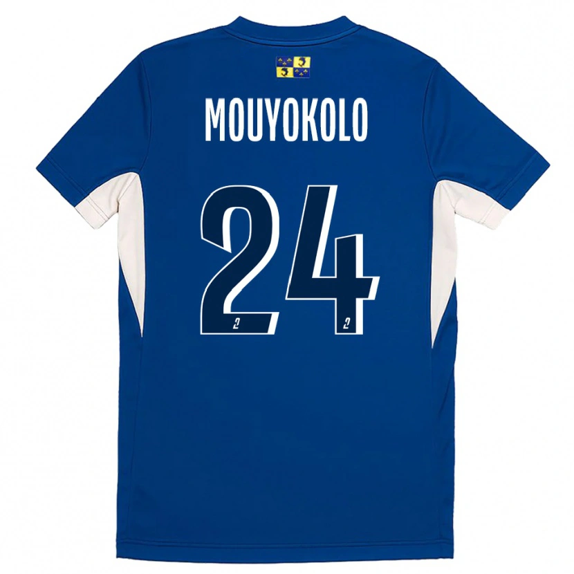 Danxen Heren Loris Mouyokolo #24 Blauw Marine Thuisshirt Thuistenue 2025/26 T-Shirt