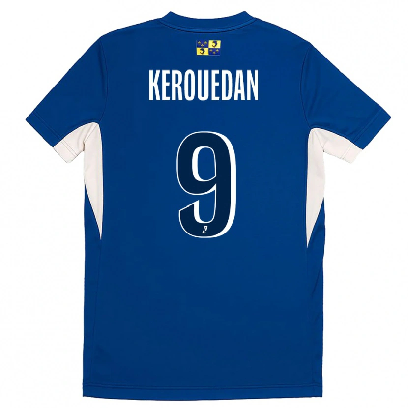 Danxen Heren Alan Kerouedan #9 Blauw Marine Thuisshirt Thuistenue 2025/26 T-Shirt