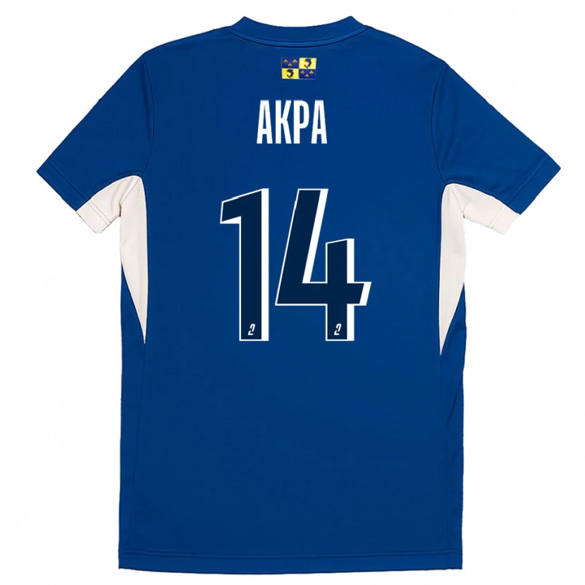 Danxen Heren Mara Akpa #14 Blauw Marine Thuisshirt Thuistenue 2025/26 T-Shirt