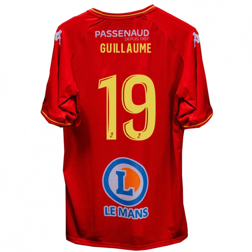 Danxen Heren Baptiste Guillaume #19 Rood Geel Thuisshirt Thuistenue 2025/26 T-Shirt