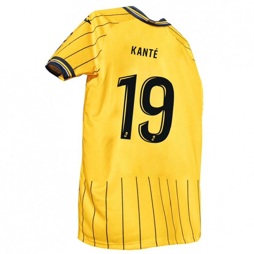 Danxen Heren Ousmane Kanté #19 Geel Marine Thuisshirt Thuistenue 2025/26 T-Shirt