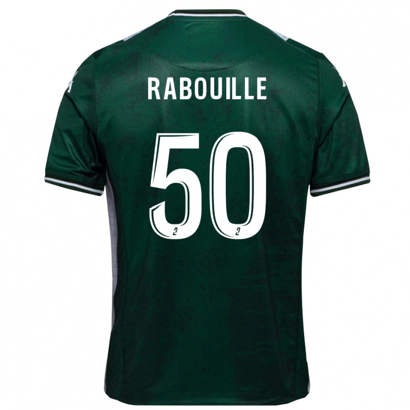 Danxen Heren Valentin Rabouille #50 Groen Wit Thuisshirt Thuistenue 2025/26 T-Shirt
