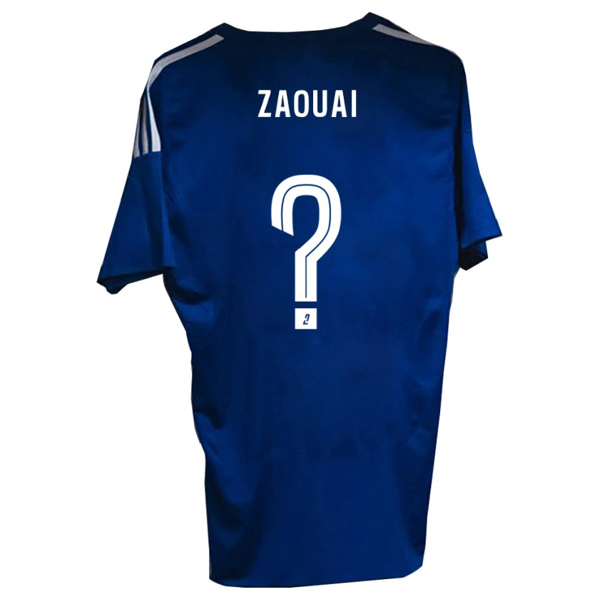 Danxen Heren Alexandre Zaouai #0 Blauw Wit Thuisshirt Thuistenue 2025/26 T-Shirt