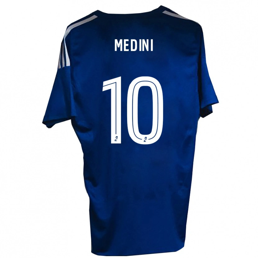 Danxen Heren Issa Medini #10 Blauw Wit Thuisshirt Thuistenue 2025/26 T-Shirt
