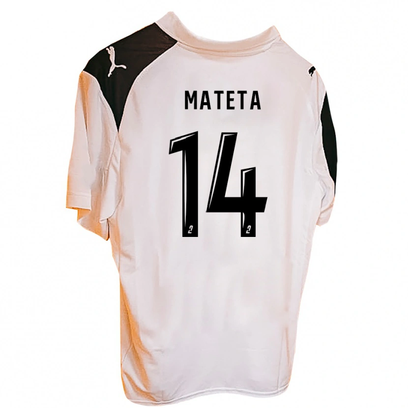 Danxen Heren Aristide Mateta #14 Oranje Zwart Thuisshirt Thuistenue 2025/26 T-Shirt