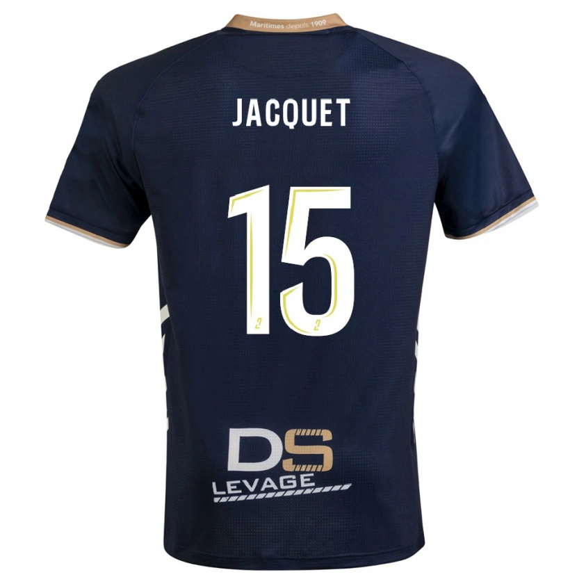 Danxen Heren Nils Jacquet #15 Marine Goud Thuisshirt Thuistenue 2025/26 T-Shirt